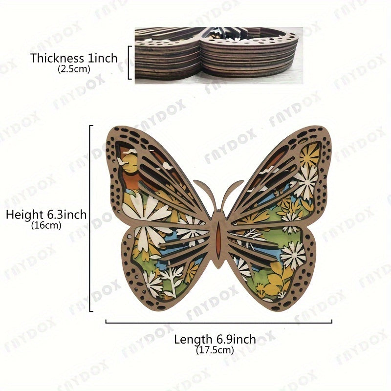 Butterfly Wall Art Decor, Hanging Wall Ornament Decoration